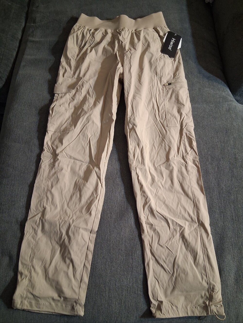 Hiwise Cargo Travel Pants in Khaki